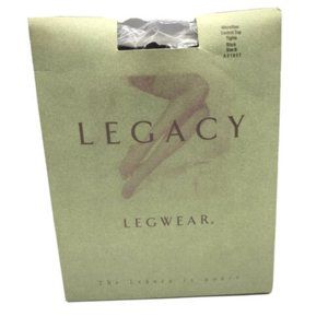 Legacy Legwear QVC Black Control Top Tights  Sz B